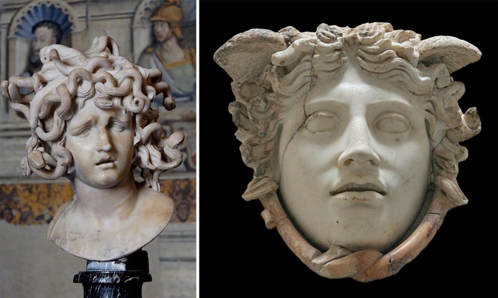 希臘神話-梅杜莎-雕像